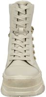 Elegant Bagatt ankle boots, lace-up shoes for women D31-ABN50-5000-5200 Beige