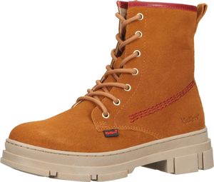 Comfortable Kickers ankle boots, lace-up shoes for girls 947270-30 116 Brown