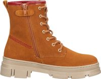 Bottines Kickers confortables à lacets pour filles 947270-30 116 Marron