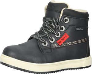 Elegant Kickers ankle boots, lace-up shoes for unisex children - 736802-30 8 Black