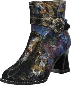 Vielseitige Laura Vita Stiefelette Stiefelette für Damen JACBO 13 Bleu Blau
