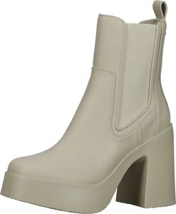 Trendy Steve Madden ankle boots, slip-on shoes for women, Climate SM19000002-253, white