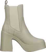 Trendy Steve Madden ankle boots, slip-on shoes for women, Climate SM19000002-253, white