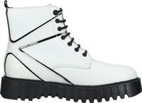 Bottines Kickers polyvalentes, chaussures à lacets pour femmes 910621-50 3 Blanc