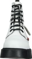 Bottines Kickers polyvalentes, chaussures à lacets pour femmes 910621-50 3 Blanc