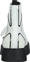 Bottines Kickers polyvalentes, chaussures à lacets pour femmes 910621-50 3 Blanc
