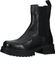 Modische LAZAMANI Stiefelette Schlupfschuhe für Damen 85.397 black Schwarz