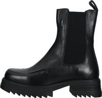 Modische LAZAMANI Stiefelette Schlupfschuhe für Damen 85.397 black Schwarz