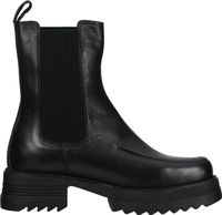 Modische LAZAMANI Stiefelette Schlupfschuhe für Damen 85.397 black Schwarz