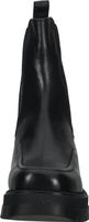 Modische LAZAMANI Stiefelette Schlupfschuhe für Damen 85.397 black Schwarz