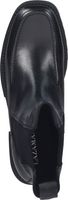 Modische LAZAMANI Stiefelette Schlupfschuhe für Damen 85.397 black Schwarz