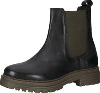 Botines LAZAMANI cómodos, zapatos sin cordones para mujer, 85.417 caqui-negro verde