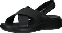 Elegant Legero sandals, slip-on shoes for women, 2-000261, 100, black