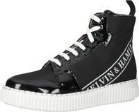 Modische Melvin & Hamilton Sneaker Schnürschuhe für Damen Nuri 14 119587 Baby Soft Patent Schwarz