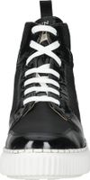 Modische Melvin & Hamilton Sneaker Schnürschuhe für Damen Nuri 14 119587 Baby Soft Patent Schwarz