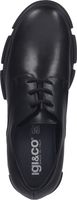 Vielseitige igi&co Halbschuhe Schnürschuhe für Damen 26849 00 Schwarz