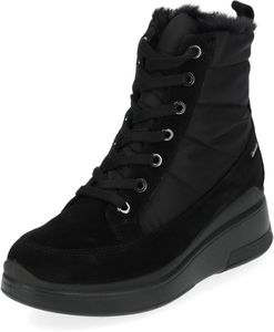 Stivaletti alla moda igi&co, scarpe stringate da donna, 46548 00, nero