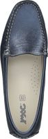 Comfortable IMAC moccasin slip-on shoes for women 355010 1260-009 Blue