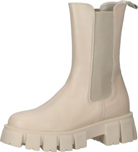 Eleganti stivaletti LAZAMANI, scarpe slip-on da donna, 55.084 ecru beige