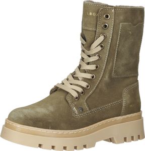 Comfortable BULLBOXER lace-up boots for girls ALJ500E6C AVOCK Green