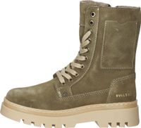Comfortable BULLBOXER lace-up boots for girls ALJ500E6C AVOCK Green