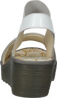 Comfortable FLY London sandals, slip-on shoes for women P501414 001 silver