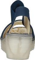 Elegant FLY London sandals, slip-on shoes for women, P501414 002, blue