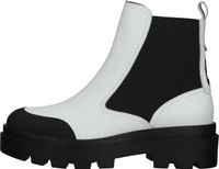 Botines cómodos FLY London, zapatos sin cordones para mujer P144879 001 Blanco