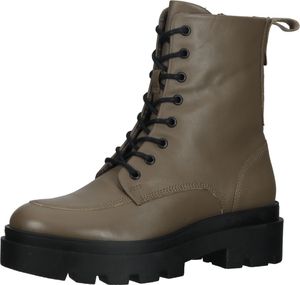 Stivaletti alla caviglia FLY London di alta qualità, scarpe con lacci da donna P144878 003 Marrone