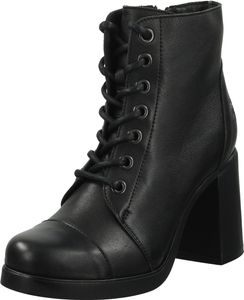 Eleganti stivaletti FLY London, scarpe stringate da donna P144989 000 Nero