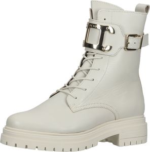 Versatile SCAPA ankle boots, lace-up shoes for women, 21/6699, size 110, beige
