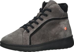 Stivaletti alla moda Softinos, scarpe stringate da donna P900707 003 Marrone