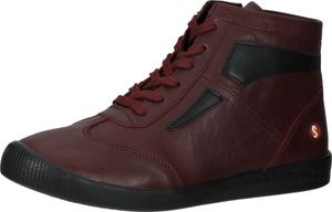 Eleganti stivaletti softinos, scarpe stringate da donna P900729 004 Rosso