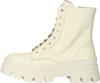 Bottines confortables Steve Madden à lacets pour femme, Frederique SM11002062-287, blanches