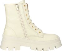 Bottines confortables Steve Madden à lacets pour femme, Frederique SM11002062-287, blanches