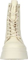 Bottines confortables Steve Madden à lacets pour femme, Frederique SM11002062-287, blanches