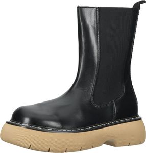 Eleganti stivaletti Steve Madden, scarpe slip-on da donna, Warrior SM11002072-BKG, nero