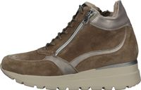 Komfortable waldläufer Sneaker Schnürschuhe für Damen 793801 201 830 Beige