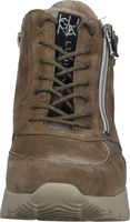 Komfortable waldläufer Sneaker Schnürschuhe für Damen 793801 201 830 Beige