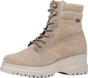 Stivaletti sportivi CallagHan, scarpe stringate da donna 27212 CASTOR Beige