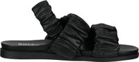 Hochwertige BULLBOXER Sandalen Schlupfschuhe für Damen 532001T1L BLAC Schwarz