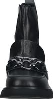 Vielseitige LAZAMANI Stiefelette Schlupfschuhe für Damen 68.046 black Schwarz