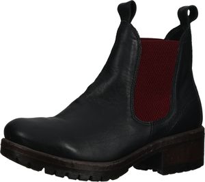 Stivaletti alla moda LAZAMANI, scarpe slip-on da donna 68002 nero-rosso Nero