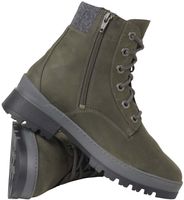 Trendige Ganter Stiefelette Schnürschuhe für Damen 4-205012 5900 Oliv