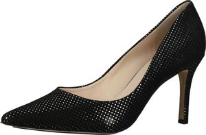 Comode scarpe con tacco Högl, slip-on da donna, 6-187002 0100, nere