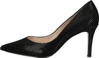 Comode scarpe con tacco Högl, slip-on da donna, 6-187002 0100, nere