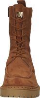 Comodi stivaletti Högl, scarpe stringate da donna, 4-132422 1100 Marrone