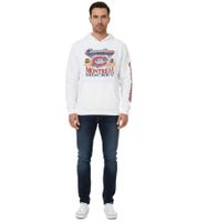 Hollister X NHL Montreal Canadiens Herren Hoodie mit Team-Logo-Print Baumwoll-Pullover 322-221-1606-100 Weiß