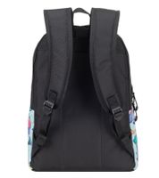Rivacase Agora Urban Skaters Kinder-Rucksack für Mädchen und Jungen Alltags-Rucksack Schul-Rucksack 12L 5420 BK Schwarz/Bunt