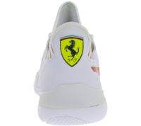 PUMA X Ferrari Sf Evo Cat Mace Unisex Sneakers with Ferrari Logo Motorsport Shoes 306228 04 White/Black